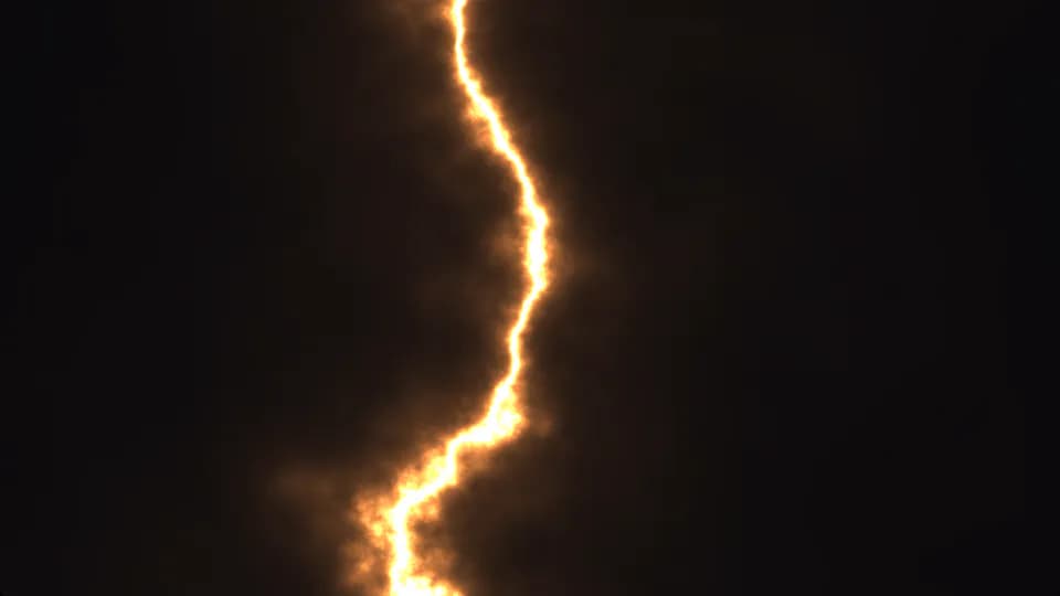 lightning-bolt-field 素材演示画面