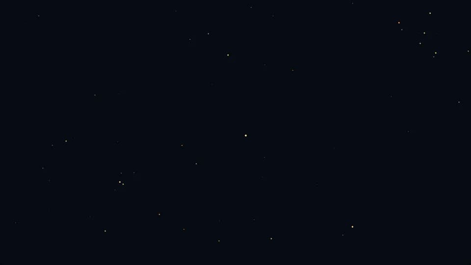 starfield-drift 素材演示画面