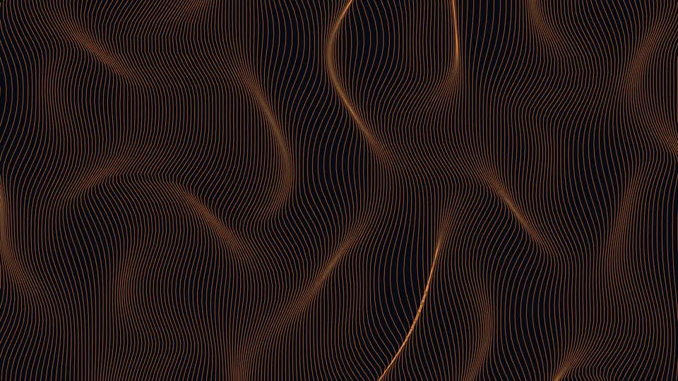 waves-line-field 素材演示画面